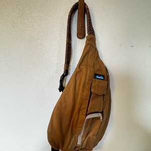 Kavu Brown Sling Backpack